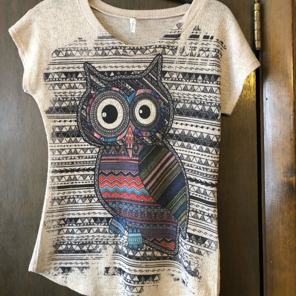 Lightweight owl sweater